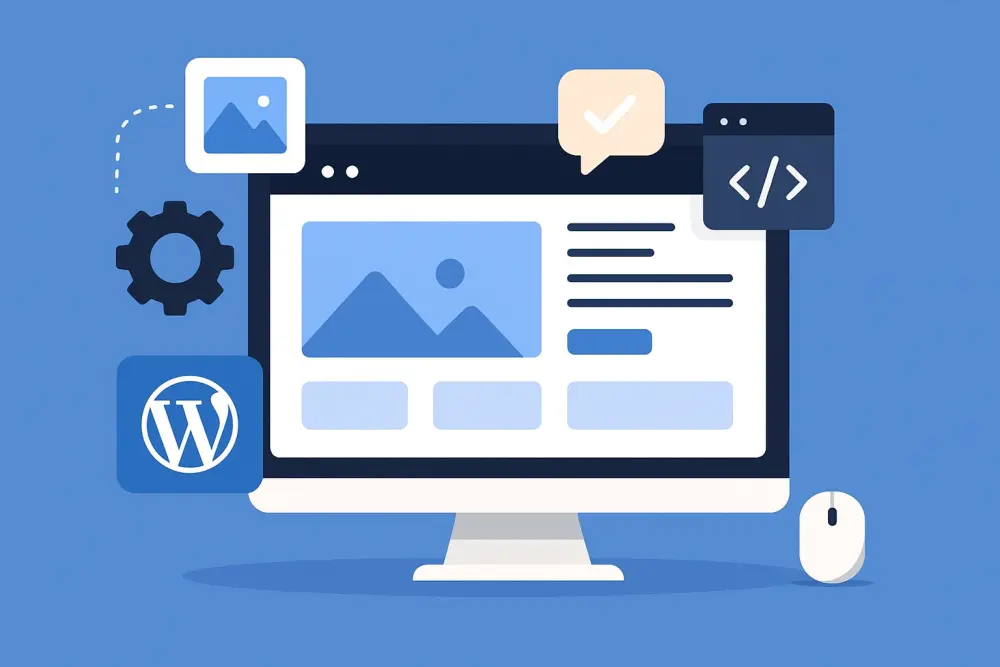 موقع إلكتروني WordPress