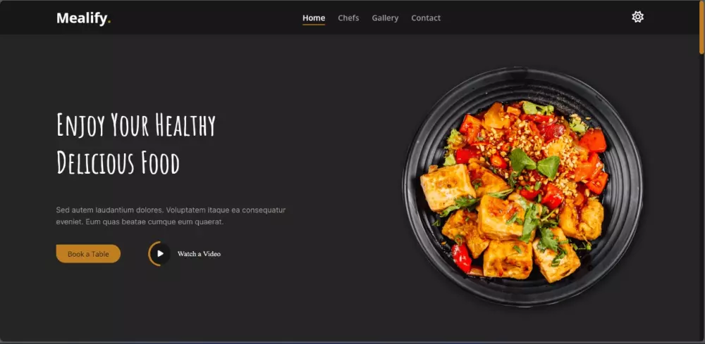 صفحة ويب احترافية متوافقة مع جميع الشاشات