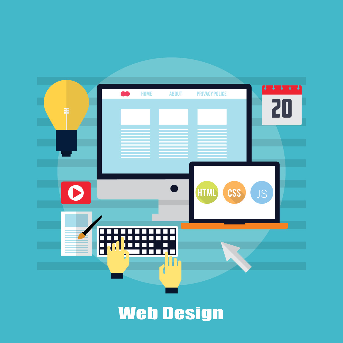 تصميم صفحات ويب باستخدام HTML5 & CSS3 & JavaScript