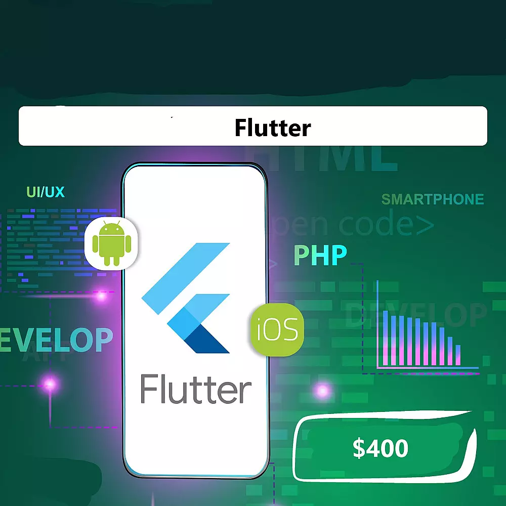 برمجة وتطوير تطبيقات flutter باحترافية وإتقان