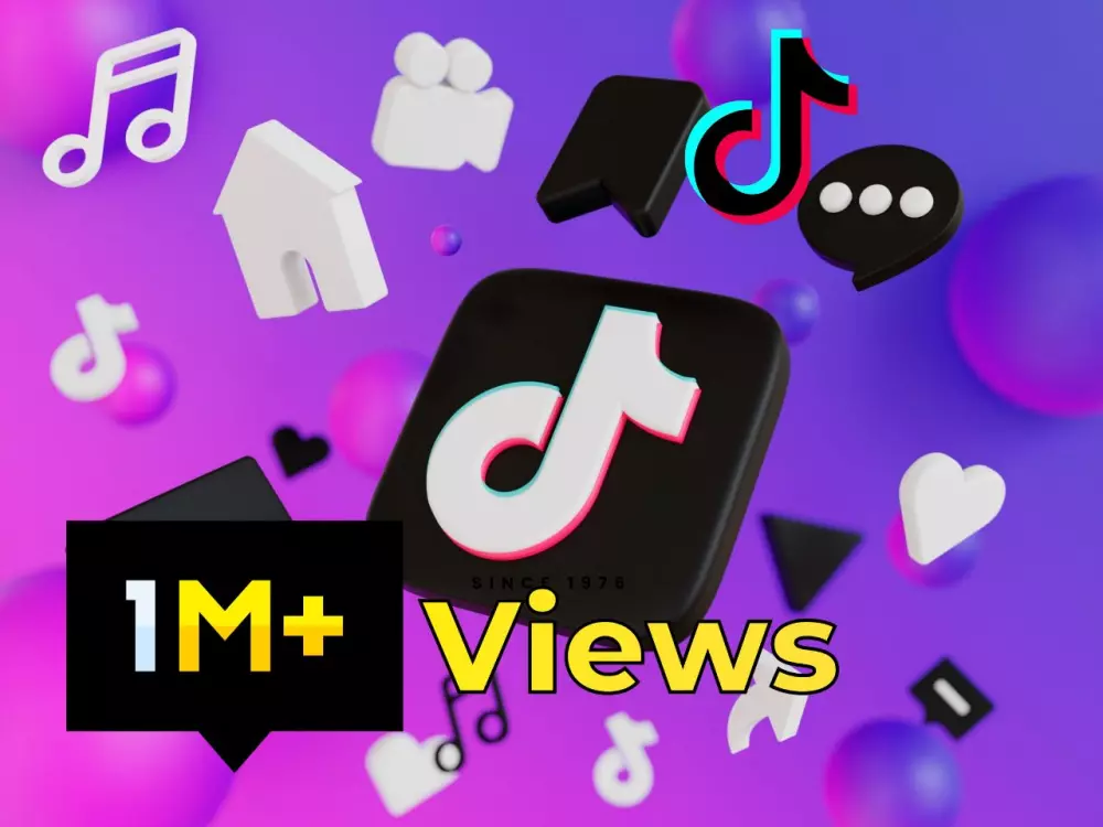 1مليون مشاهدة علي تيك توك
