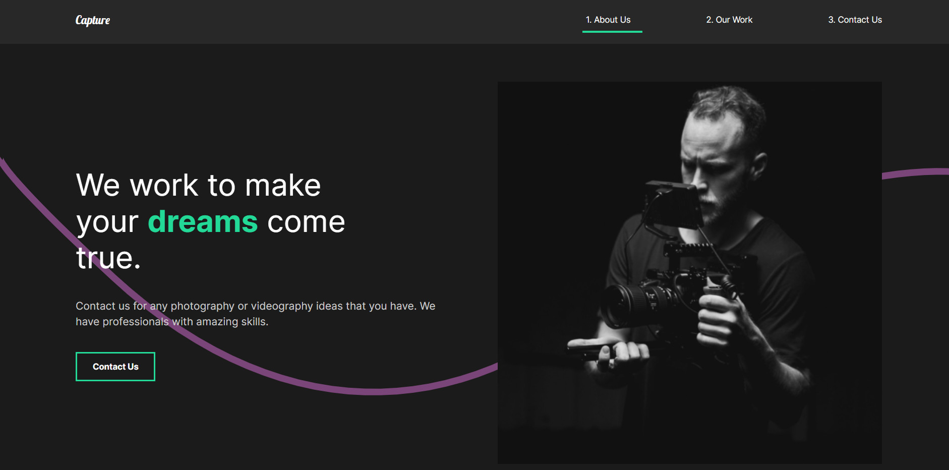 تنفيذ صفحتين ويب طبقا للتصميم