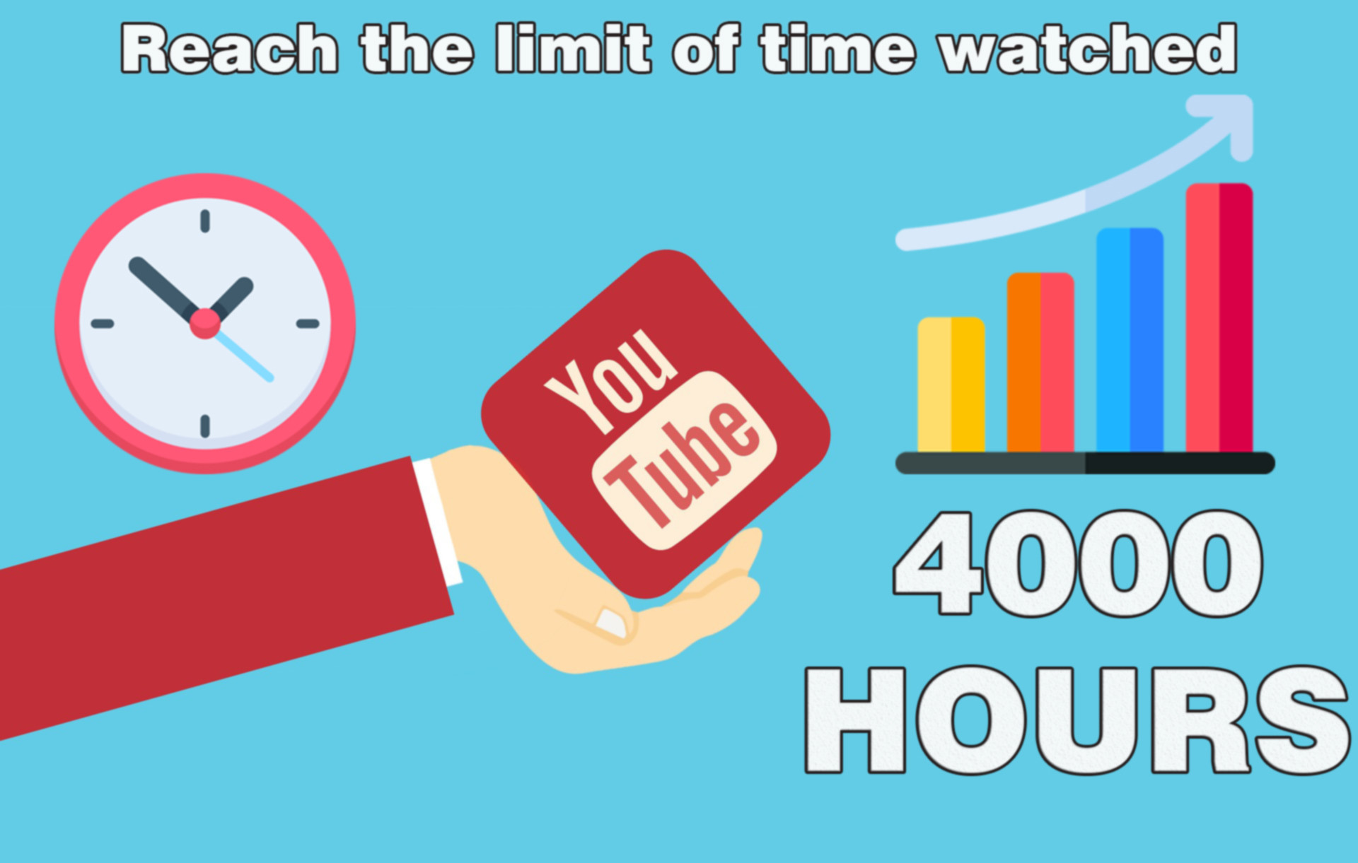 سأقوم بتزويد100 ساعة أو 1000مشاهدة حقيقة وآمنة بجودة عالية علي يوتيوب من الإعلانات