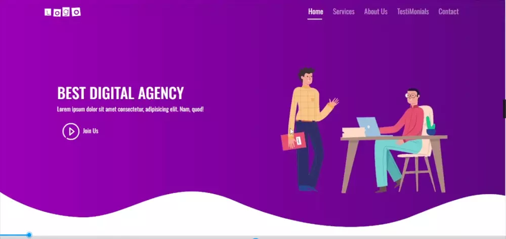 تصميم موقع ويب احترافي حديث