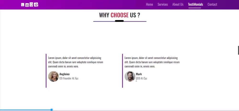 تصميم موقع ويب احترافي حديث