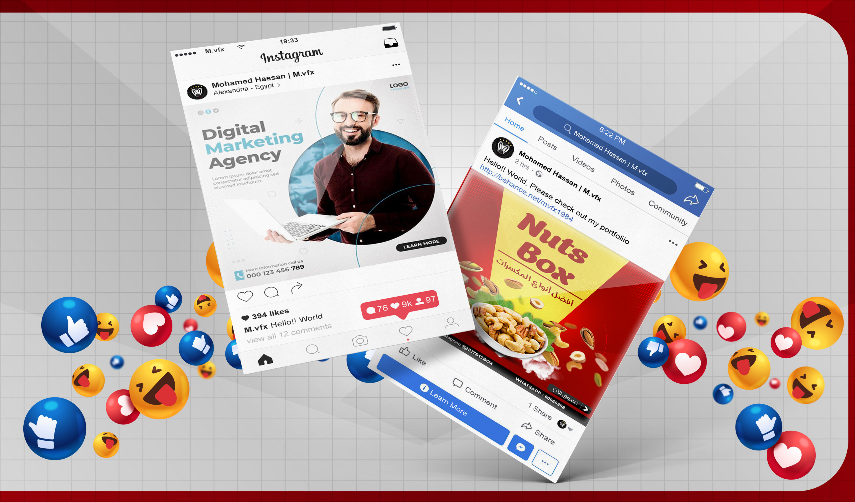 تصميمات / إعلانات / بانرات سوشيال ميديا