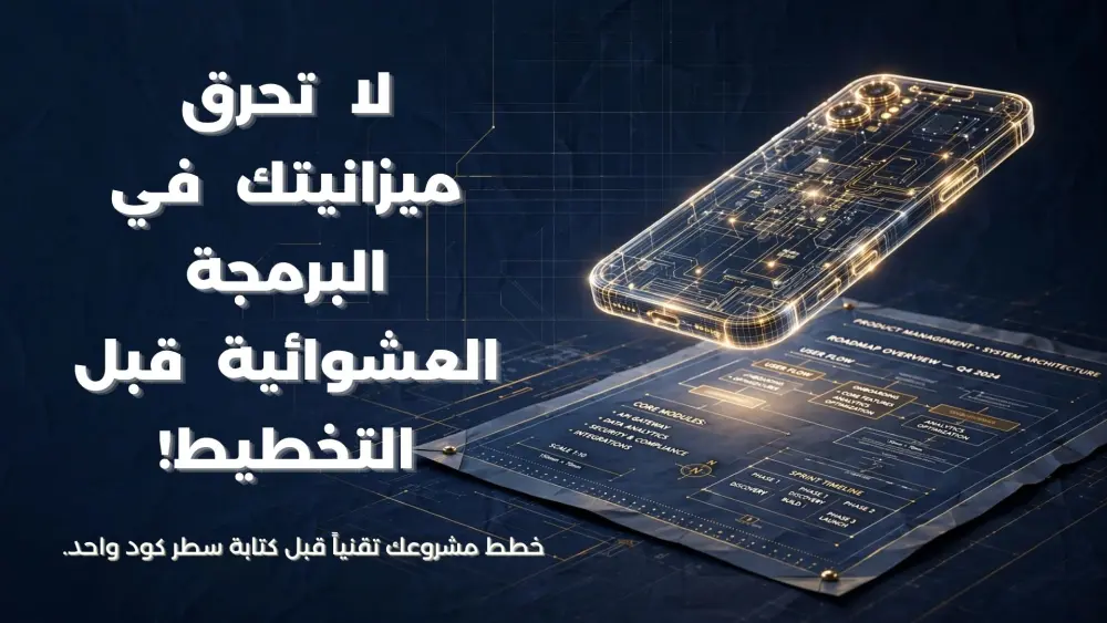 هندسة الأفكار: إعداد خطة تقنية شاملة (PRD & Wireframes) لتحويل فكرتك إلى منتج جاهز للبرمجة.