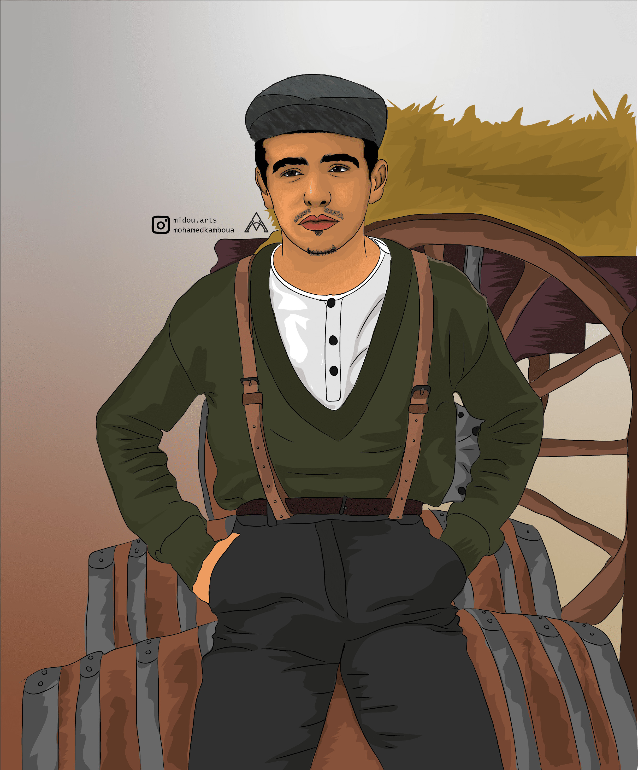 رسم صور كرتون vector art احترافية