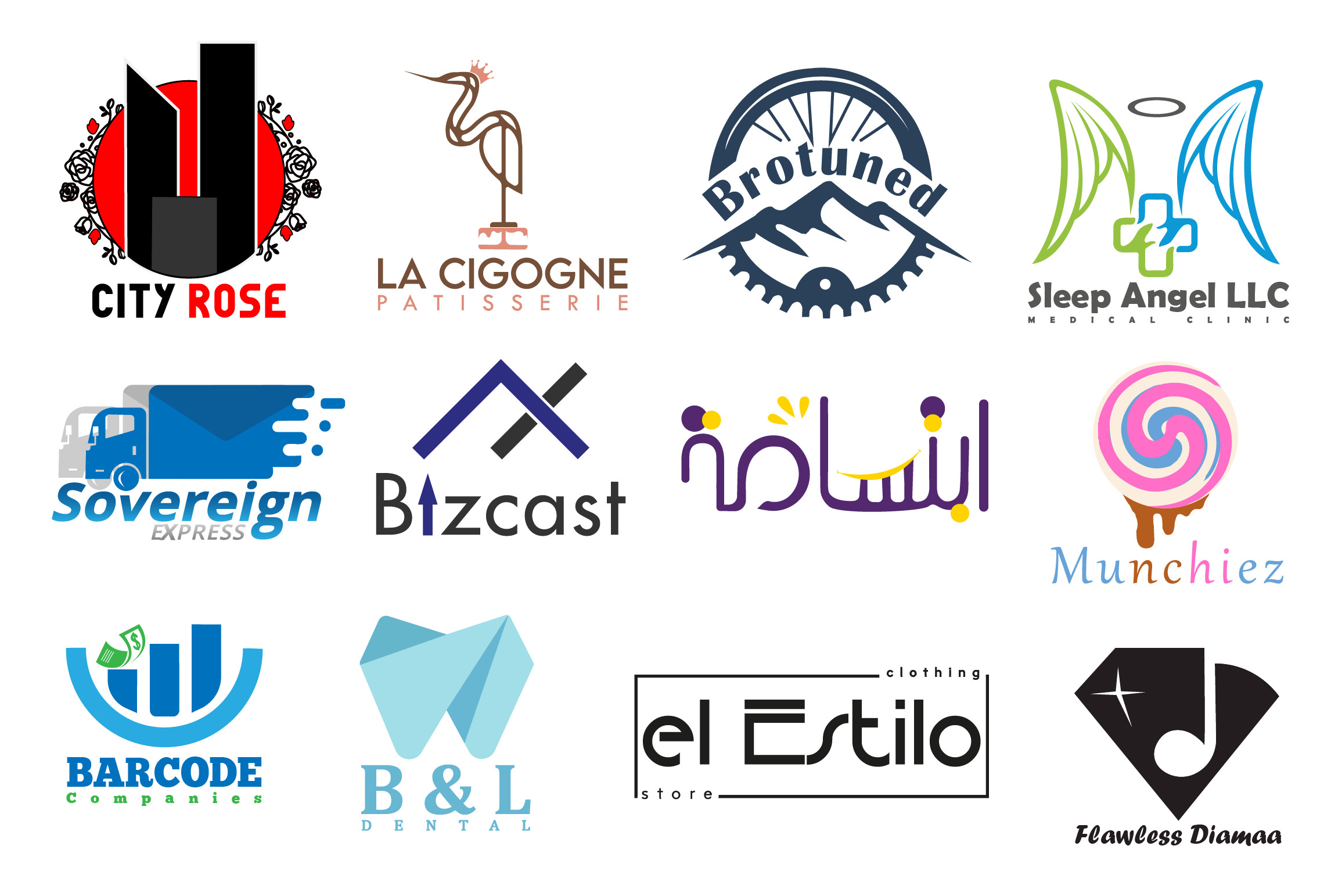 تصميم شعار احترافي او هوية بصرية كاملة لنشاطكم