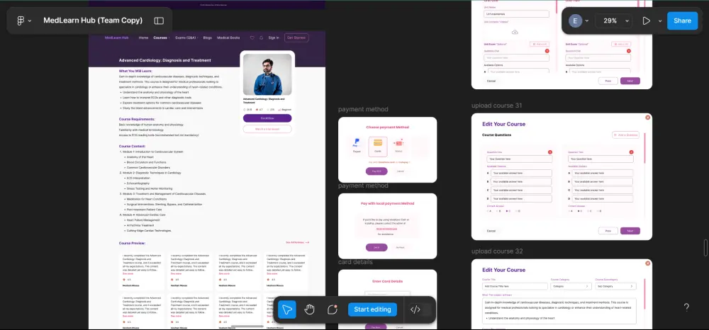 إنشاء منصة تعليمية احترافية متكاملة وربطها بلوحة تحكم ذكية