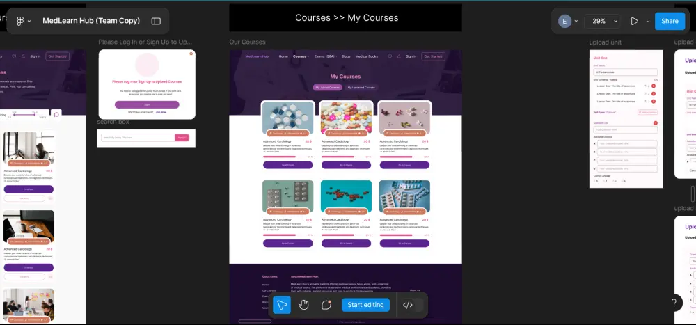 إنشاء منصة تعليمية احترافية متكاملة وربطها بلوحة تحكم ذكية