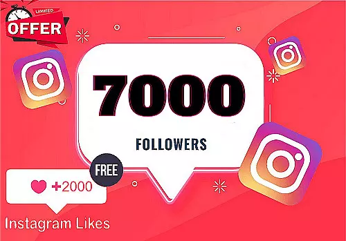 تذويد حساب الانستجرام الخاص بك بــ7000 متابع حقيقي 100%