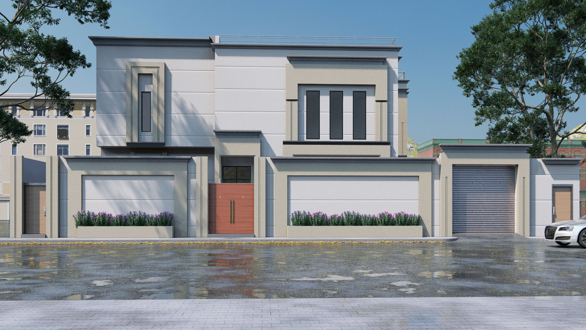 تصميم خارجي للمباني المعمارية مقابل 5$ لكل 30 م2 من مساحة البناء