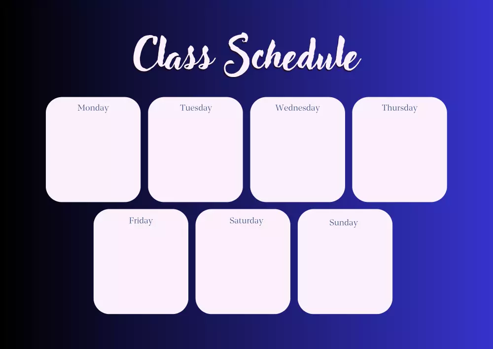 تصميم جداول الحصص والمحاضرات بطريقة عصرية