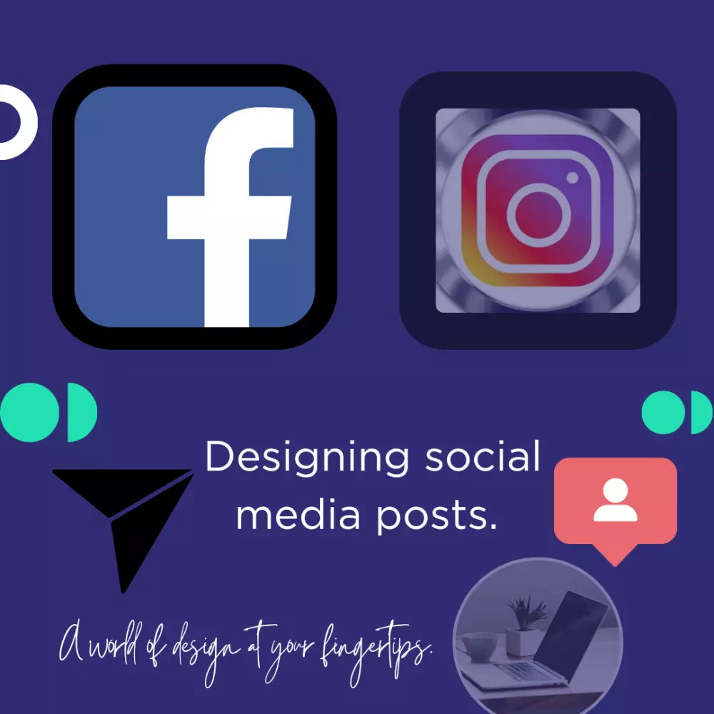 تصميم منشورات سوشيال ميديا