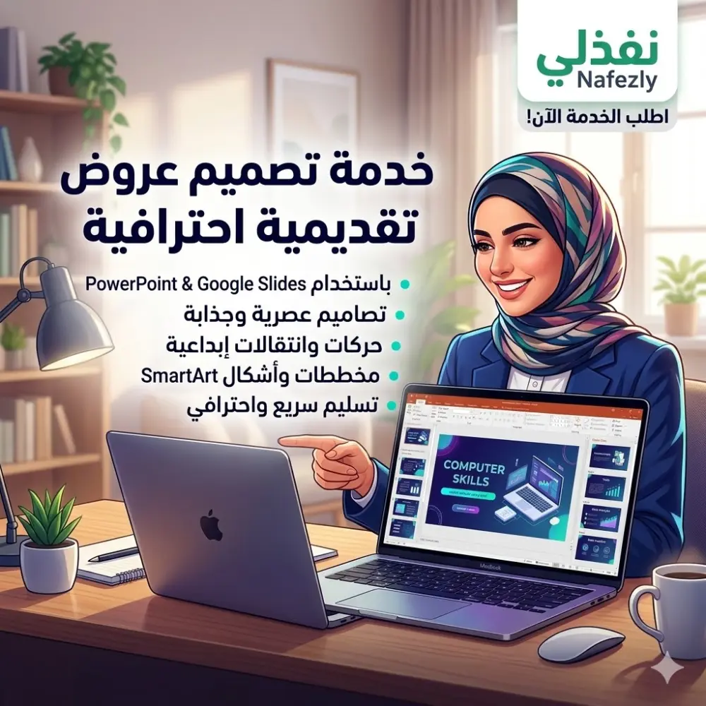 تصميم عروض PowerPoint جذابة ومؤثرة لجميع المجالات
