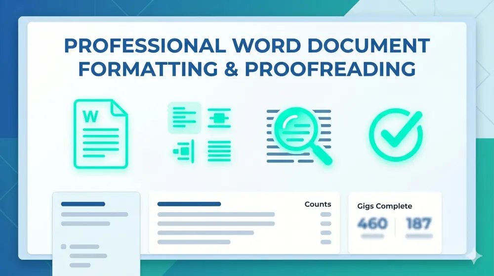 تنسيق وتدقيق الأبحاث وملفات Word باحترافية (مع إضافة المراجع وفحص AI)