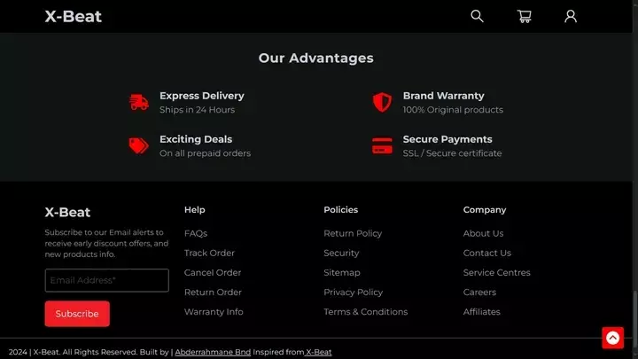 برمجة الواجهة الأمامية لمتجرك او موقعك