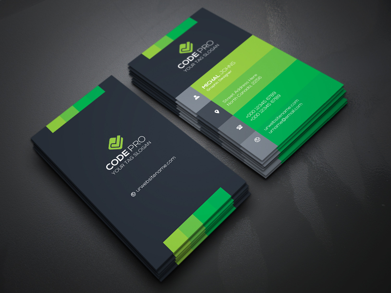 تصميم كارت بزنس كارد أحترافي