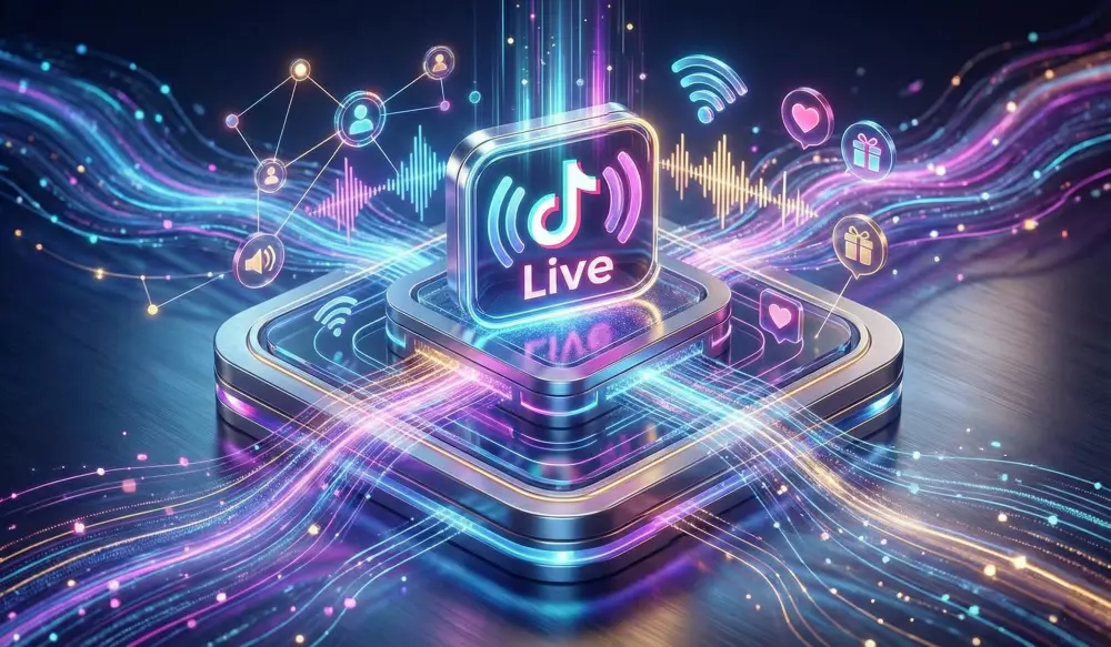 اقوم بعمل بث مباشر مشترك على التيك توك لزيادة شهرتك وانتشارك