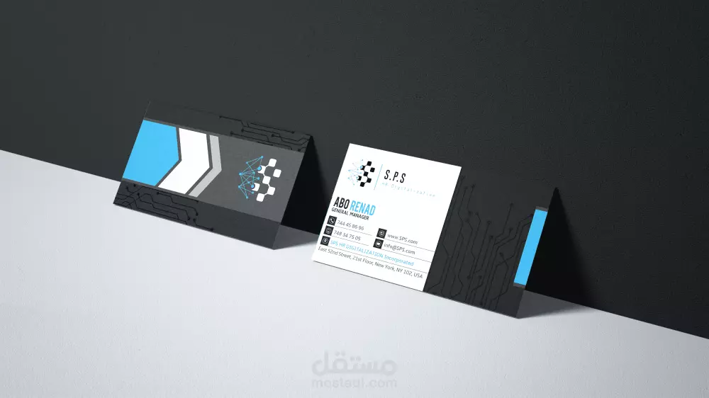 تصميم كرت شخصي احترافي جاهز للطباعة