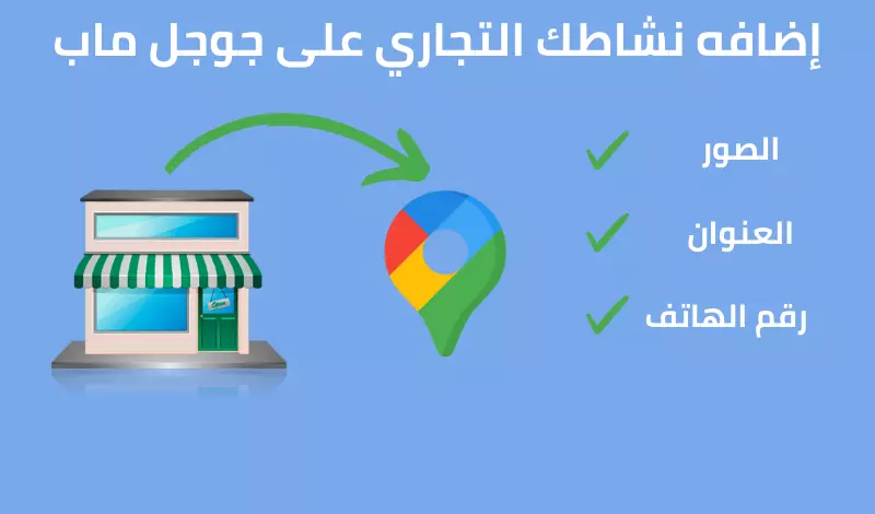 إضافه نشاطك التجارى إلى جوجل ماب