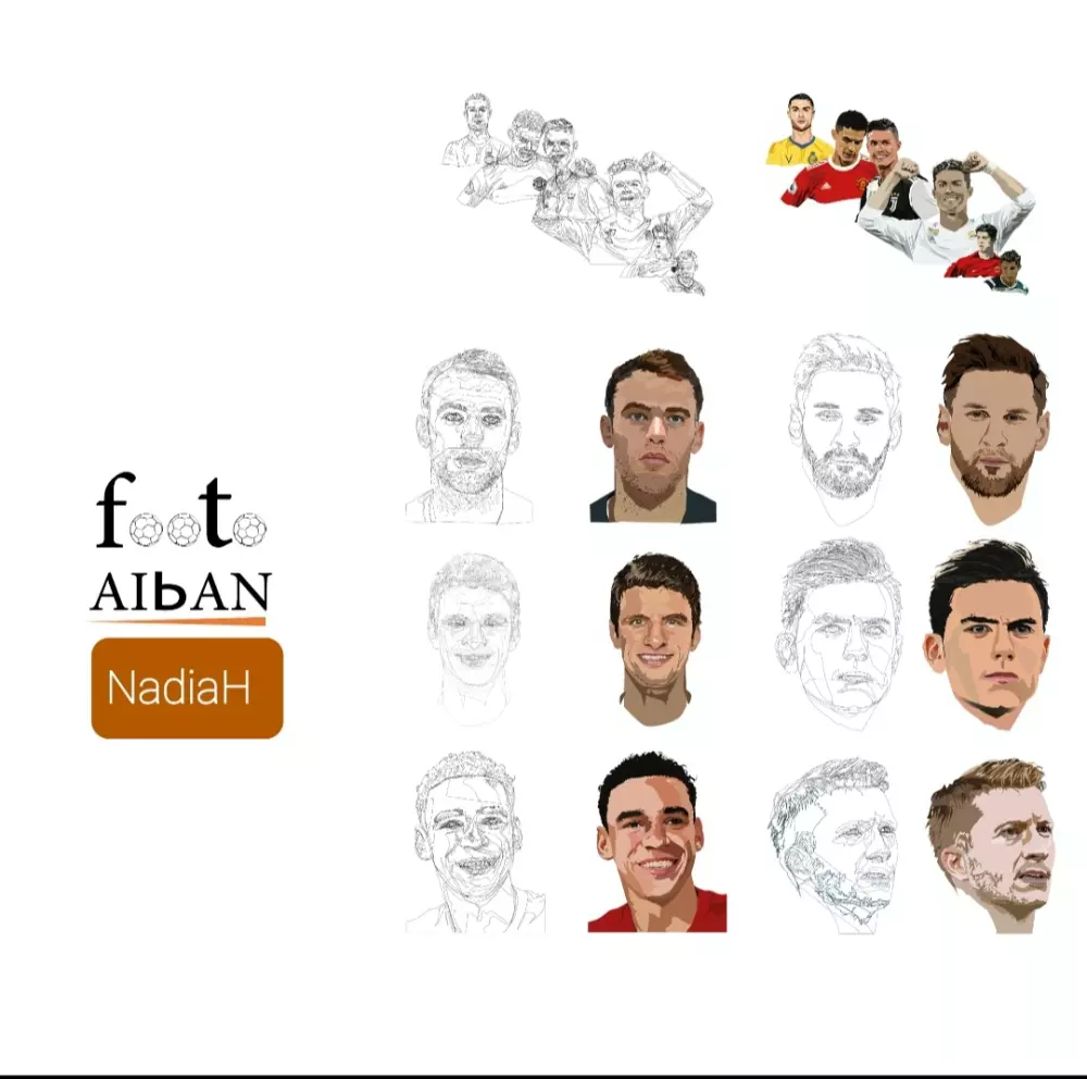 رسم فيكور آرت باستخدام الليستريتور