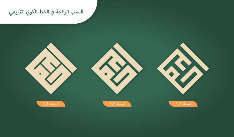 تصميم اسم أو شعار  بالخط الكوفي الهندسي