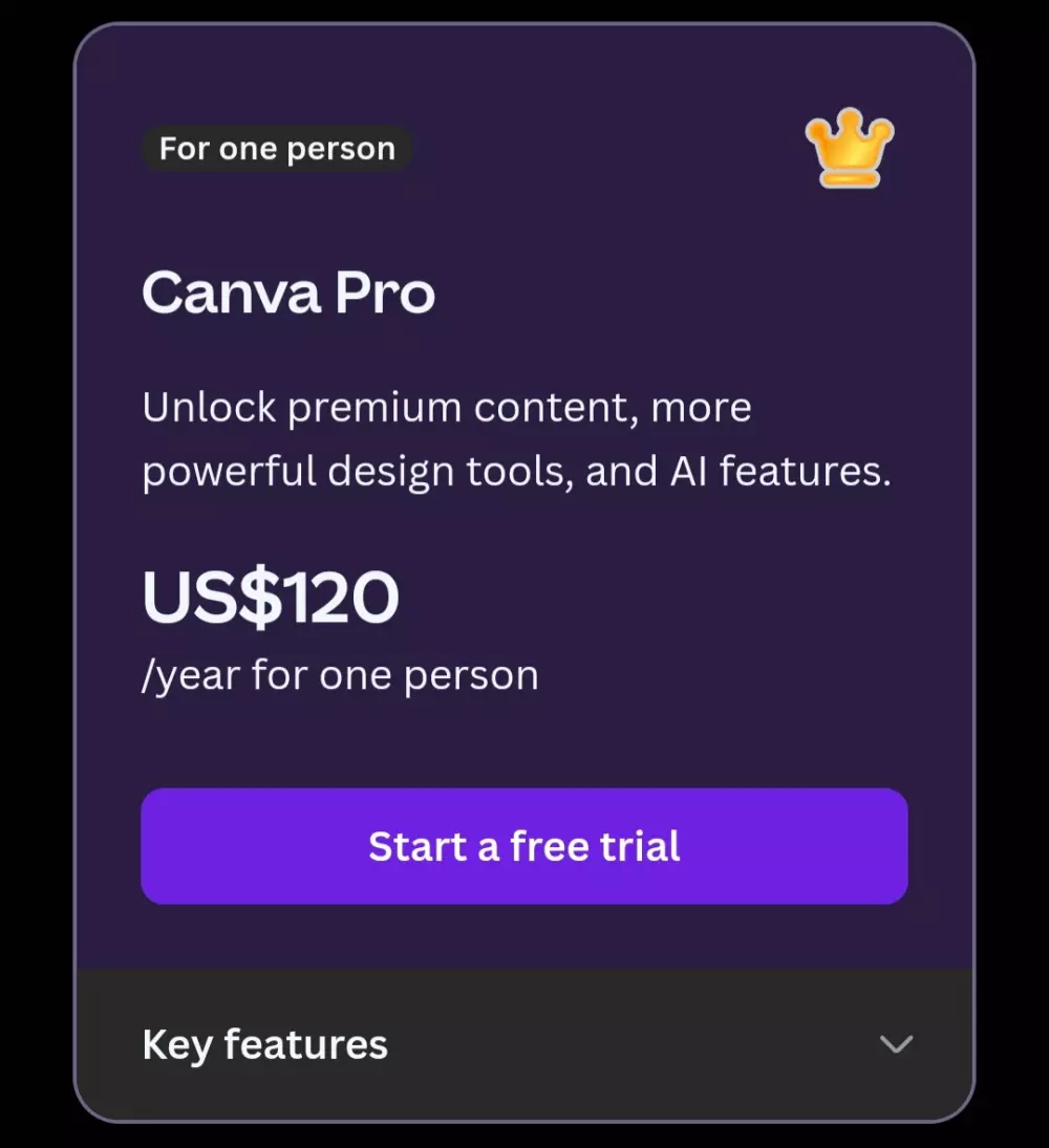 Canva pro سنه او سنتين بسعر رخيص