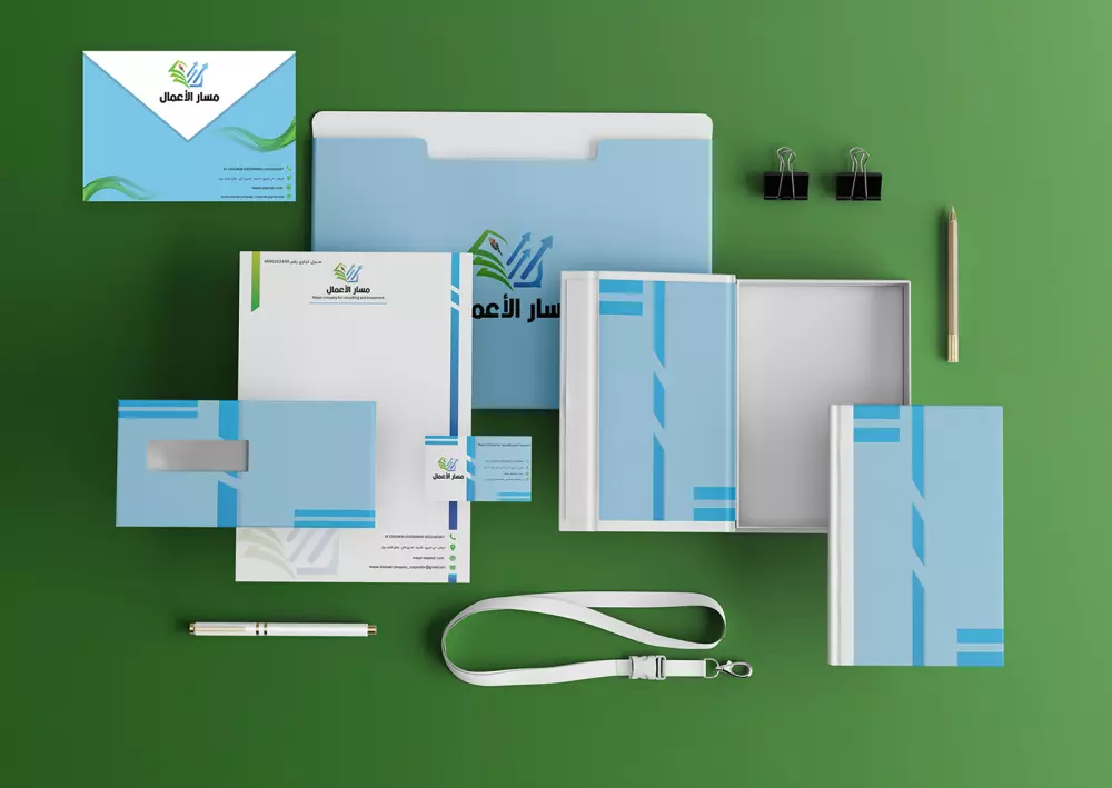 خدمة تصميم هوية بصرية احترافية