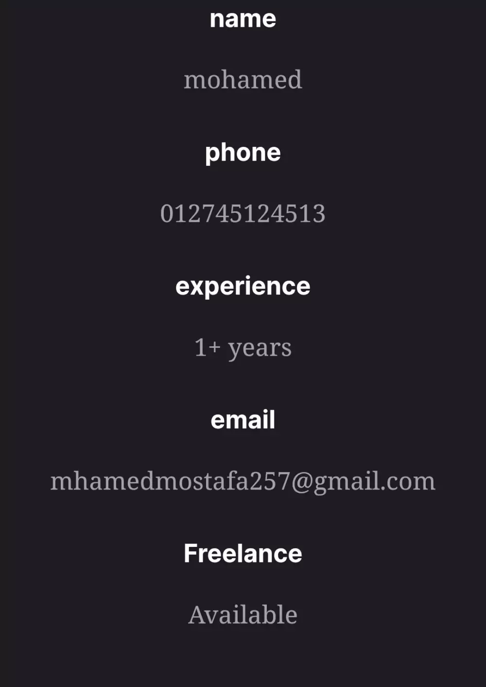 انشاء برتفليو خاص