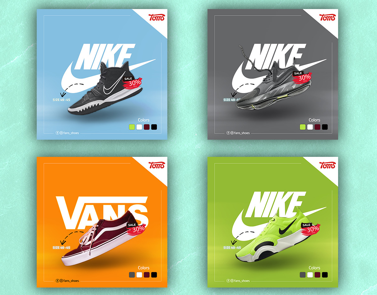 تصاميم اعلانية بسيطة واحترافية بأي مقاس