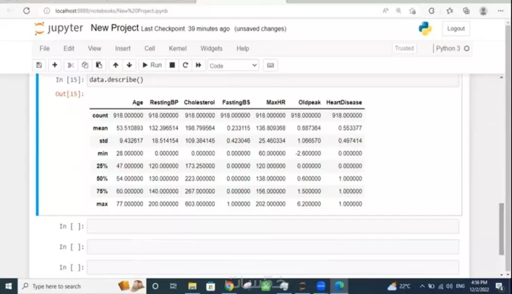 تحليل البيانات باستخدام باثيون python