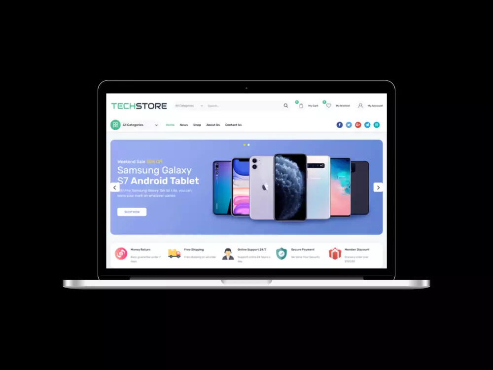 تصميم موقع الكتروني للمشورع الخاص بك