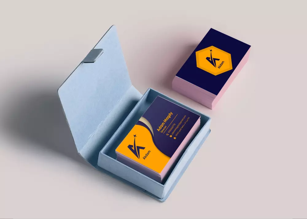 تصميم بطاقة أعمال مميزة بزنس كارد Business card