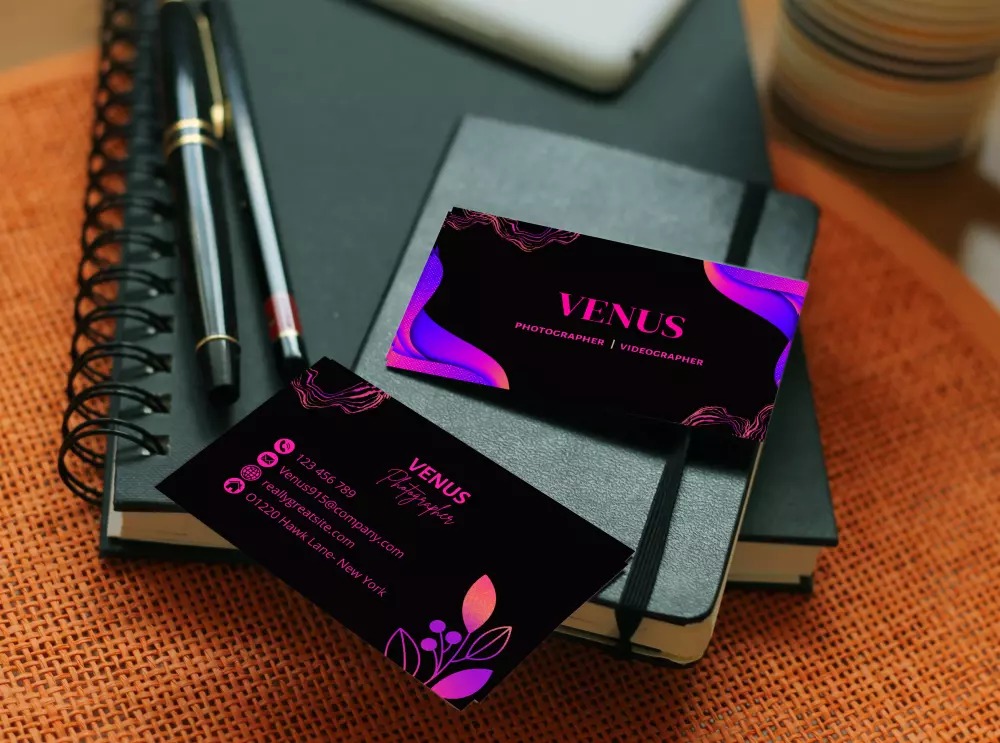 تصميم بطاقة أعمال مميزة بزنس كارد Business card