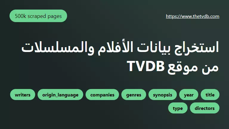 استخراج بيانات من الويب | Web Scraping & Data Exctraction