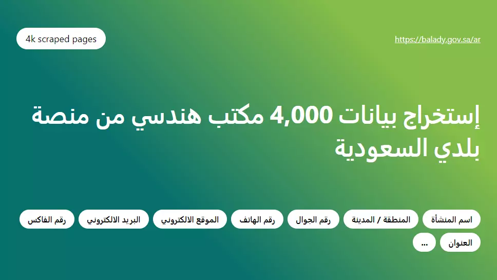 استخراج بيانات من الويب | Web Scraping & Data Exctraction