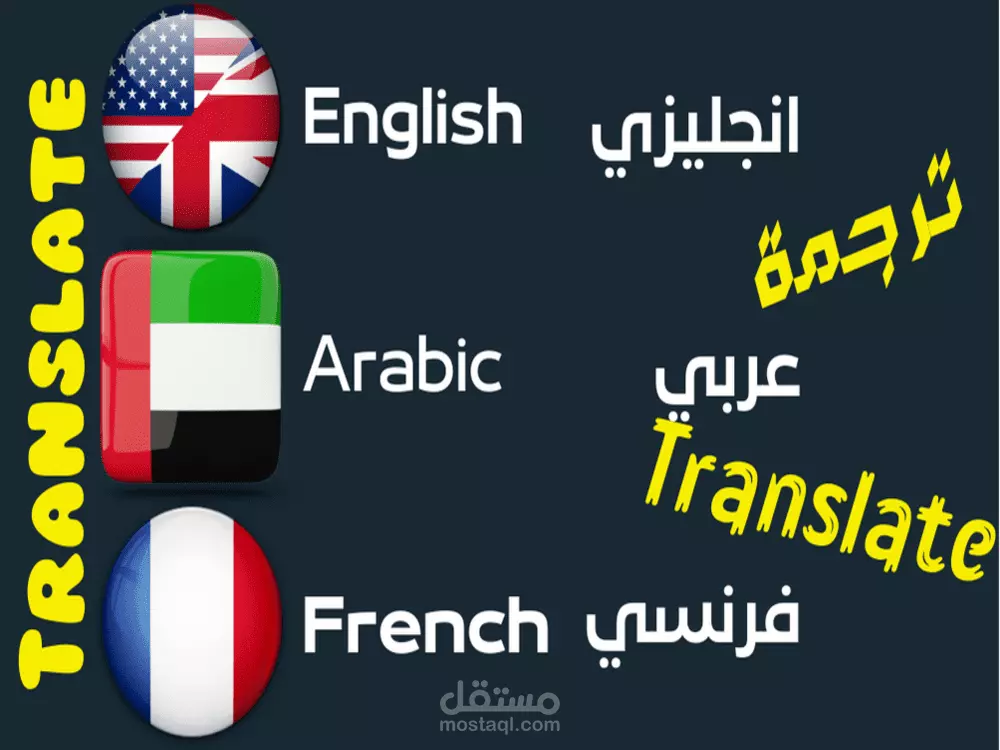 ‏أقدم لكم في هذه الخدمة الترجمة سوا للغة الإنجليزية أو العربية
