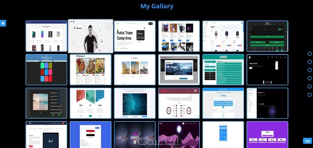 تصميم صفحة شخصية portfolio احترافية و ديناميكية متجاوبة
