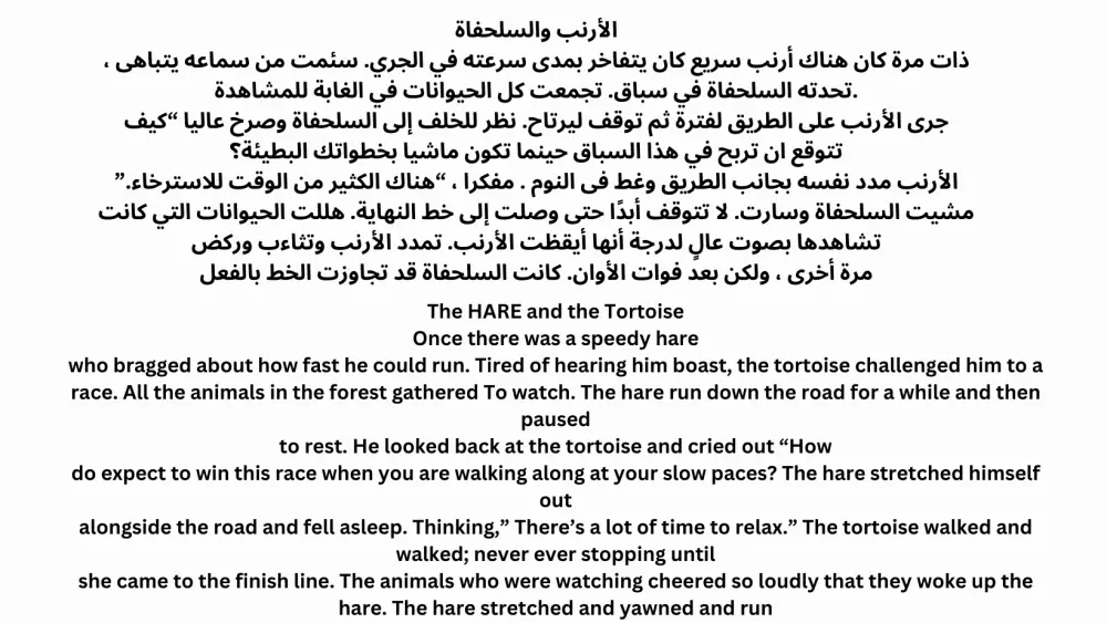 ترجمة احترافية من اللغة الانجليزية الى العربية والعكس