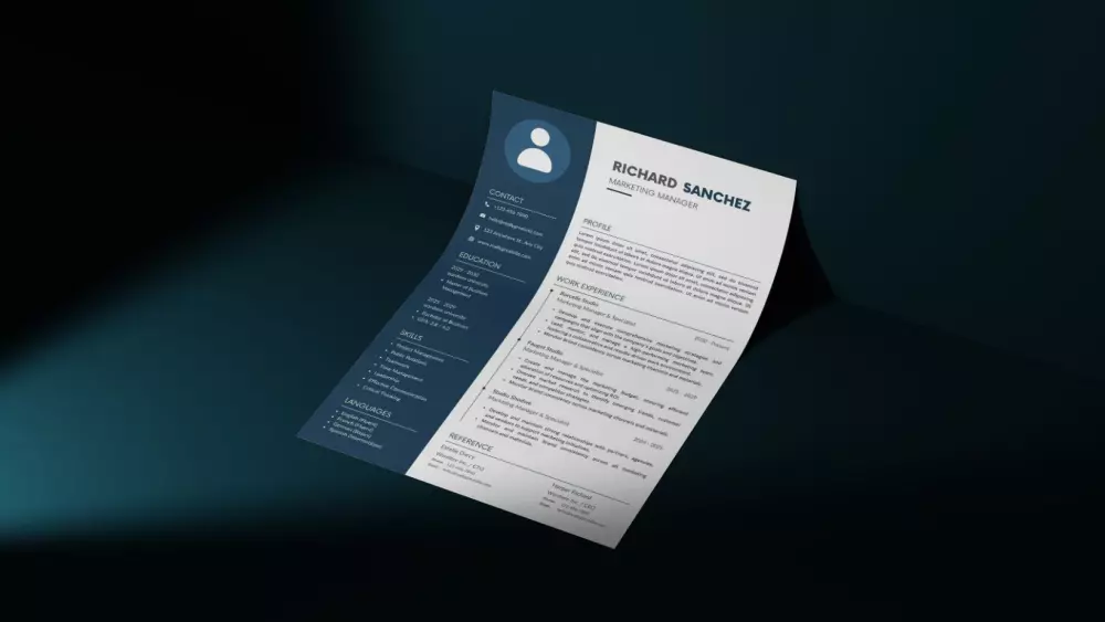 تصميم سيرة ذاتية CV بشكل احترافي باللغتين