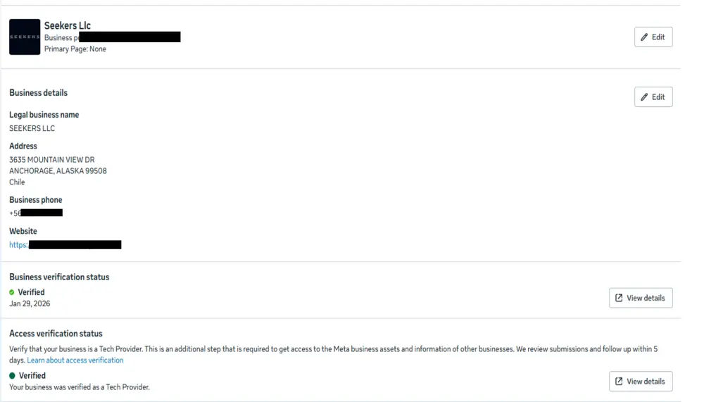 توثيق حساب Meta Business Manager وتفعيل Tech Provider Verification بشكل احترافي