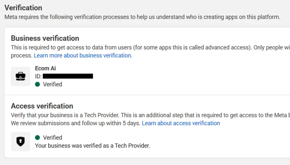 توثيق حساب Meta Business Manager وتفعيل Tech Provider Verification بشكل احترافي
