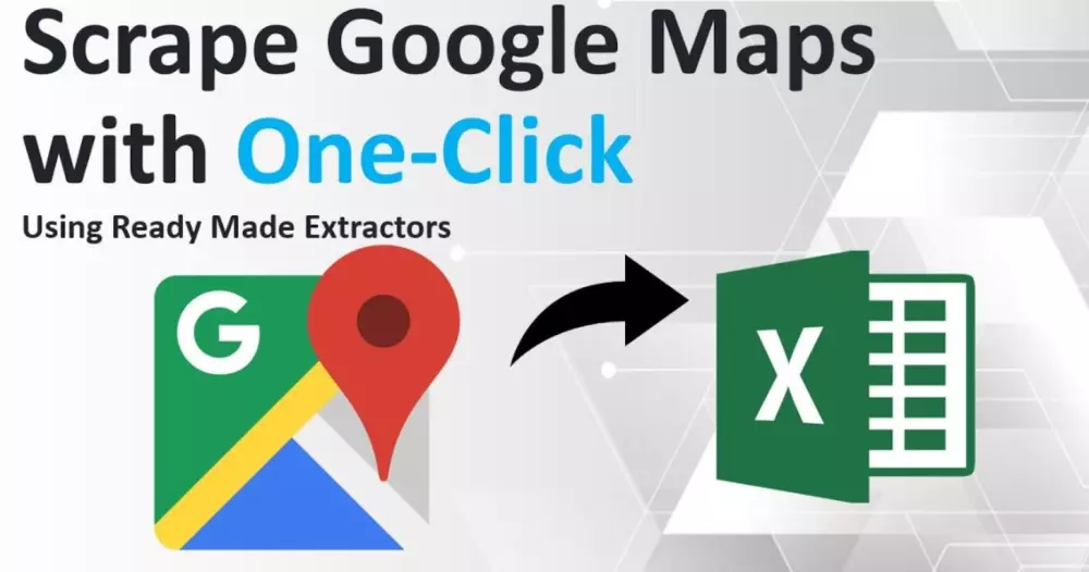 استخراج بيانات من خرائط Google