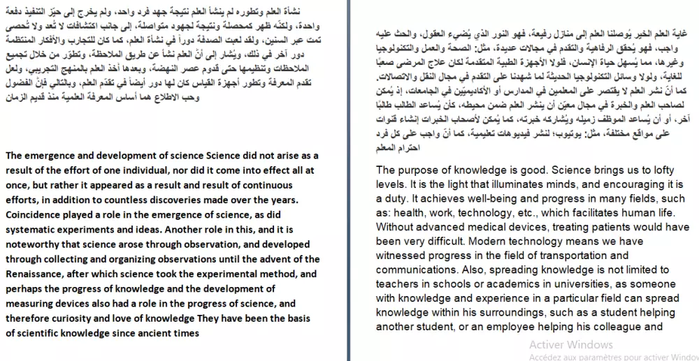 الترجمة من اللغة الإنجليزية إلى اللغة العربية أو العكس مع تقديم هدية