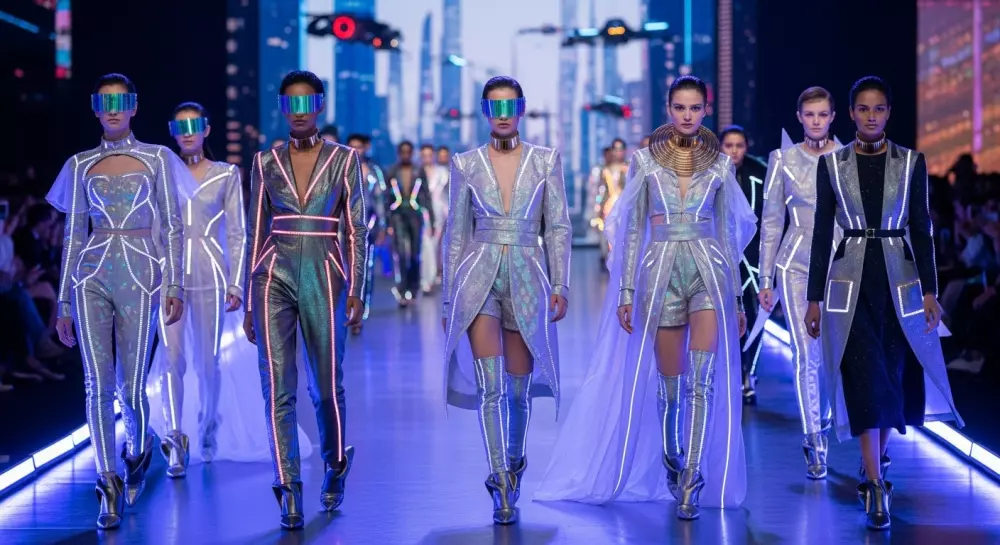 تصميمات أزياء مستقبلية - عدد 3 تصاميم مع ملفات عالية الجودة