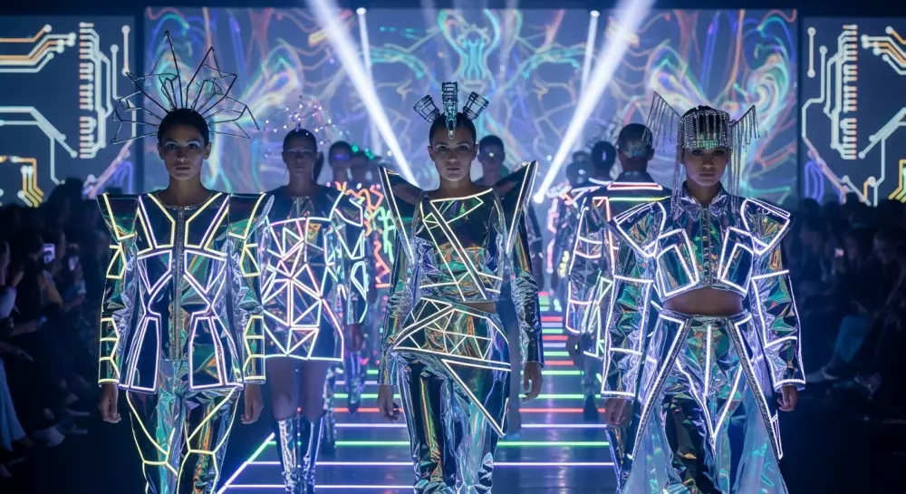 تصميمات أزياء مستقبلية - عدد 3 تصاميم مع ملفات عالية الجودة