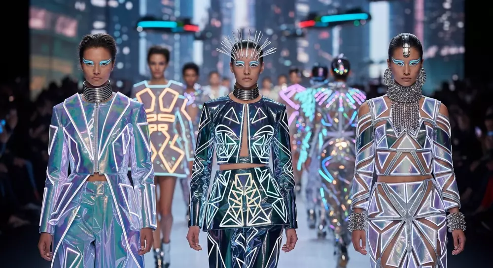 تصميمات أزياء مستقبلية - عدد 3 تصاميم مع ملفات عالية الجودة