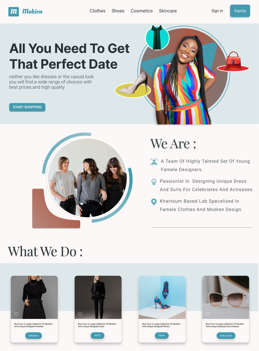 سوف اقوم بتصميم واجهات فريدة من نوعها لموقعك الالكتروني او صفحة الهبوط UI UX